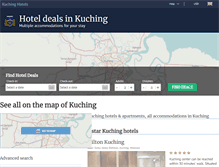 Tablet Screenshot of hotelsinkuching.com